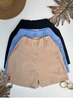 Short Alfaiataria Marrante Bege 