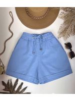 Short Boxer Linho Azul Céu 