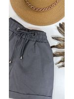 Short Boxer Linho Cinza