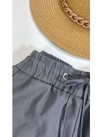 Short Boxer Linho Cinza