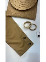 Conjunto Calça e Regata Em Linho Caramelo 