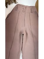 Calça Wide Leg Marrante Bege Claro 