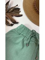 Short Boxer Linho Verde Água 