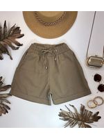 Short Boxer Linho Caqui 