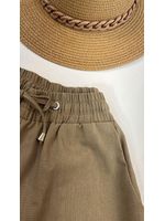 Short Boxer Linho Caqui 