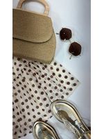 Vestido Tule Poá Off 