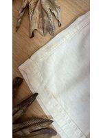 Short Com Cinto Redondo Sarja Cru 