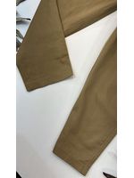 Calça Cenoura com Cinto Lua Bege