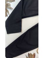 Calça Cenoura com Cinto Lua Preta