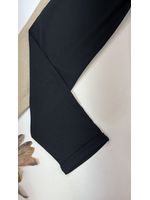 Calça Reta em linho Preto 