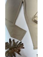 Calça Reta em linho Cru 