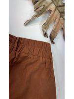Calça Wide Alfaiataria Amarração Terra Cota 