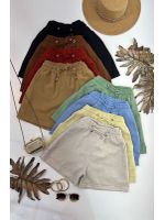 Short Boxer Linho Amarelo 