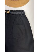 Calça Cenoura Corrente Coração Preta