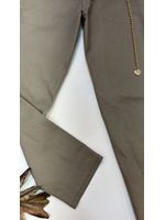 Calça Cenoura Corrente Coração Cinza