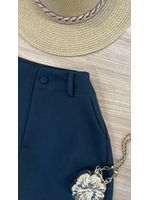 Short Saia Alfaiataria Preto 