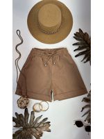 Short Boxer Linho Nude