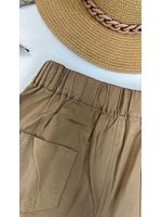 Calça Sarja Reta Marrom Claro 