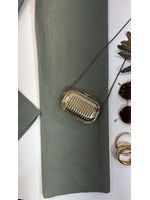 Calça Sarja Reta Cinza