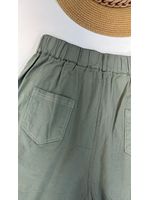 Calça Sarja Reta Cinza