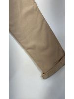 Calça Mom Reta Bege 