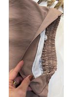 Saia Midi Camadas Cappuccino 