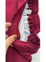 Saia Midi Camadas Vinho 