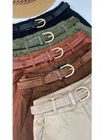 Calça Sarja Cenoura Aladim Bege