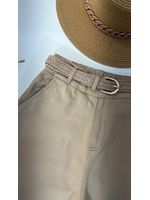 Calça Sarja Cenoura Aladim Bege