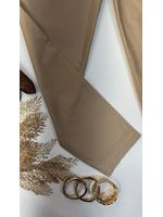 Calça Sarja Cenoura Aladim Bege