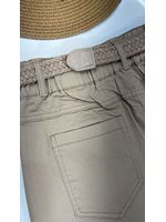 Calça Sarja Cenoura Aladim Bege