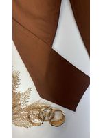 Calça Sarja Cenoura Aladim Marrom