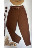 Calça Sarja Cenoura Aladim Marrom