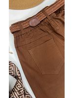 Calça Sarja Cenoura Aladim Marrom