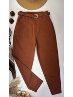 Calça Sarja Cenoura Aladim Terra Cota 