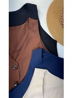 Colete Regata Alfaiataria Marrom