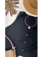 Colete Regata Alfaiataria Preto