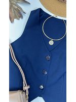 Colete Regata Alfaiataria Azul Marinho 