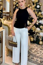 Blusa de malha crepe