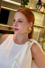 Vestido midi com max laço