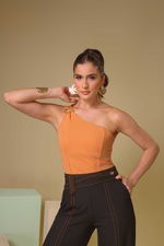 Blusa de malha crepe