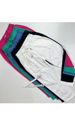 Calça Jogger Sarja Amarração branca 