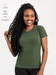 Baby Look Feminina Verde Musgo 
