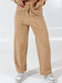  Calça Moletinho Pantalona Caramelo