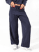 Calça Moletinho Pantalona Marinho