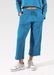 Calça Moletinho Pantacourt Azul Turquesa
