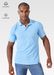  Polo Masculina Azul Bebê