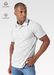  Polo Masculina Cinza Rajado