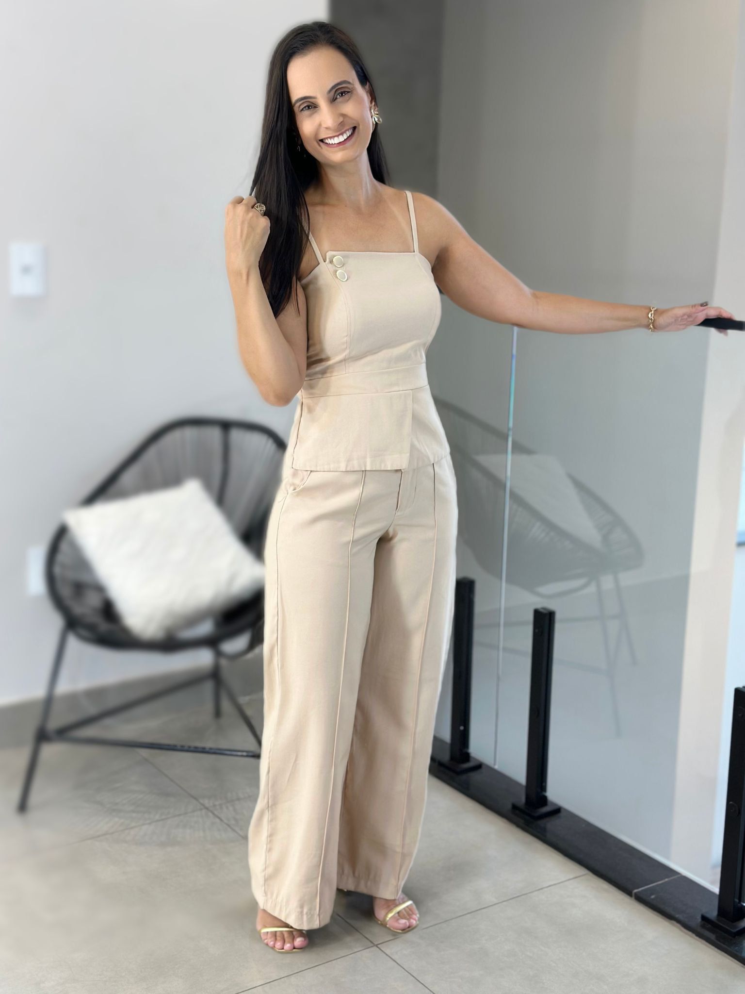 Conjunto Sinara Nude - Reprise Modas