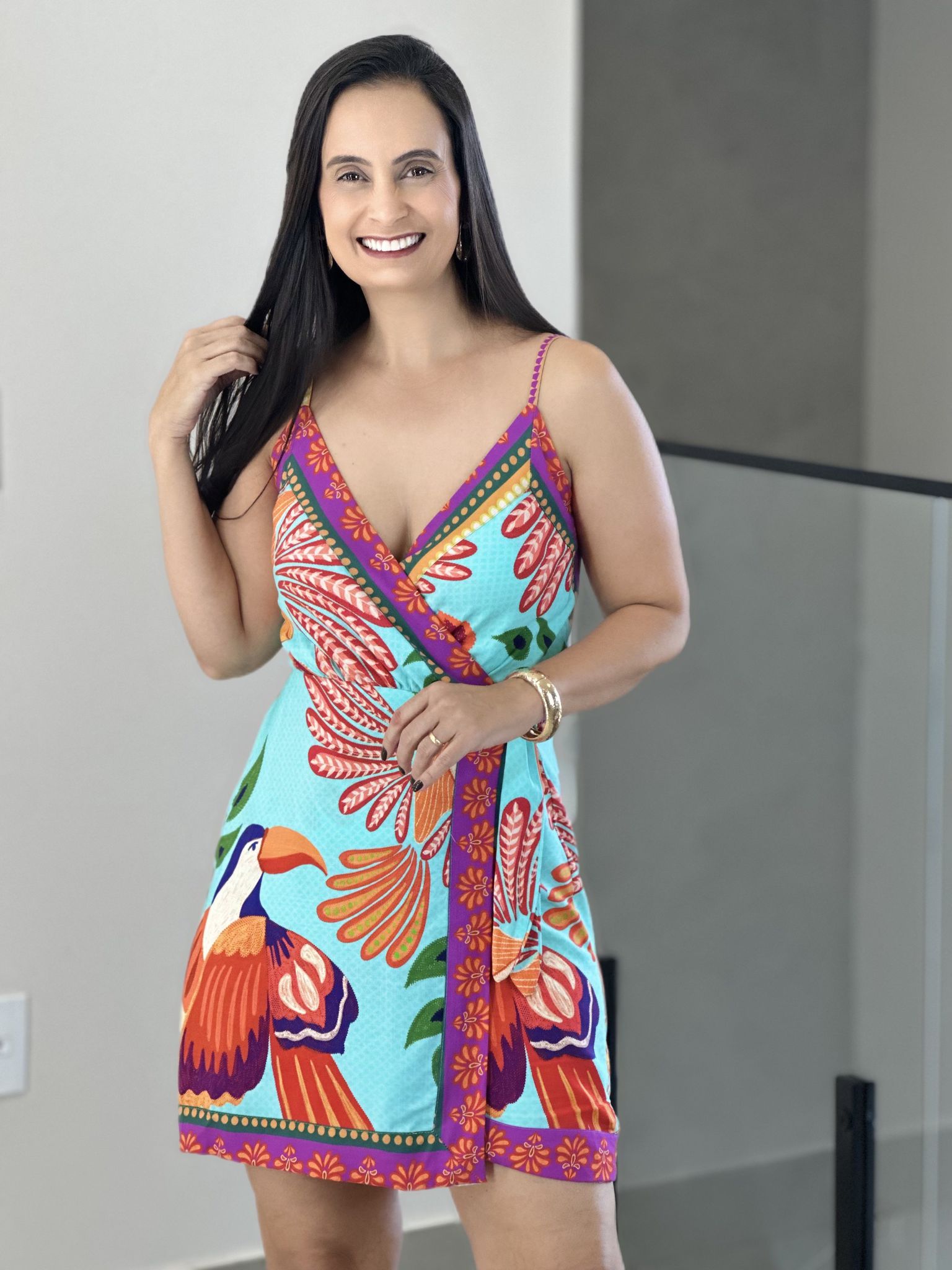VESTIDO NALU AZUL - Reprise Modas
